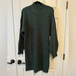 Old Navy Oversized Green Sweater Dress